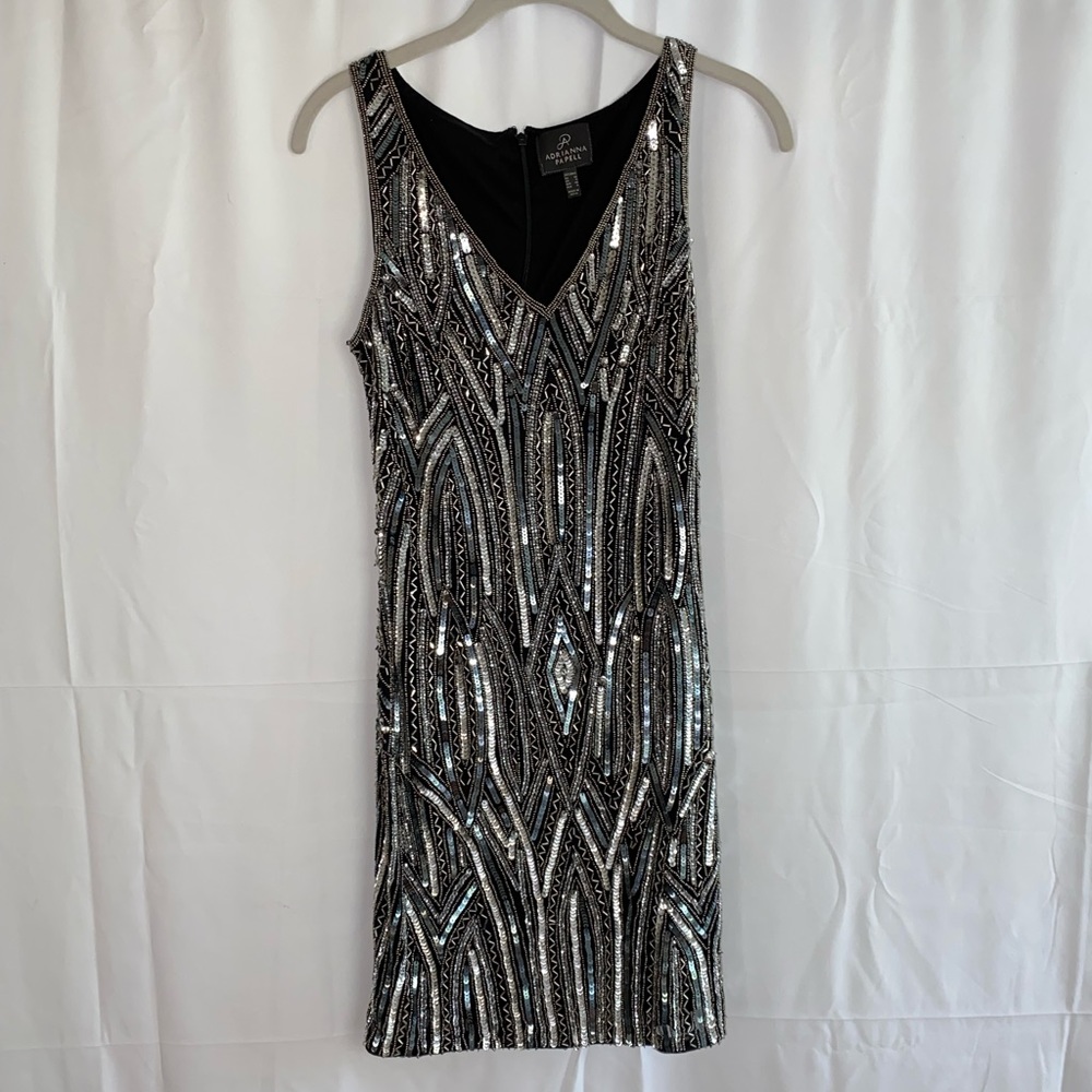 Adrianna Papell Beaded Dress